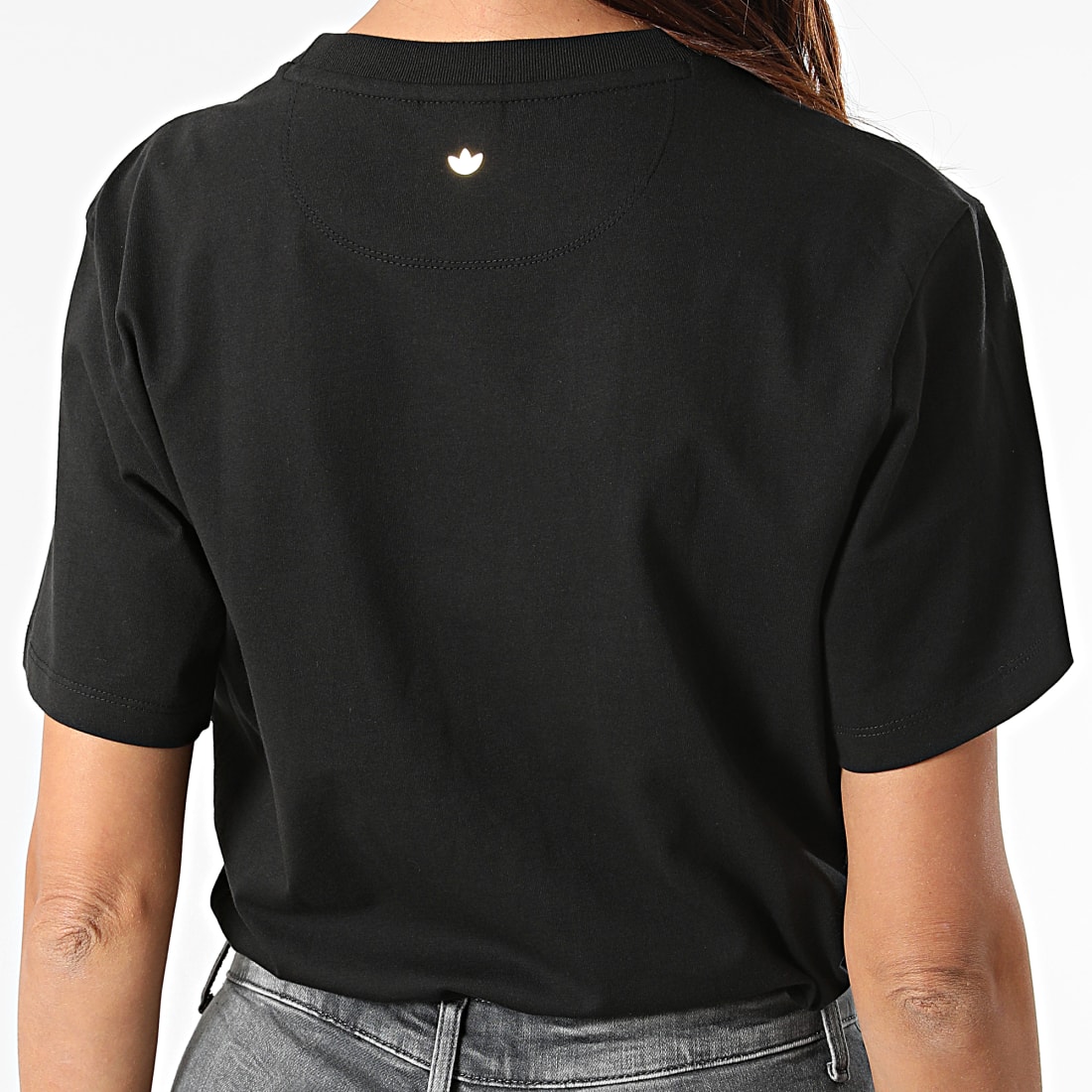 Adidas Originals Tee Shirt Femme H18026 Noir Doré