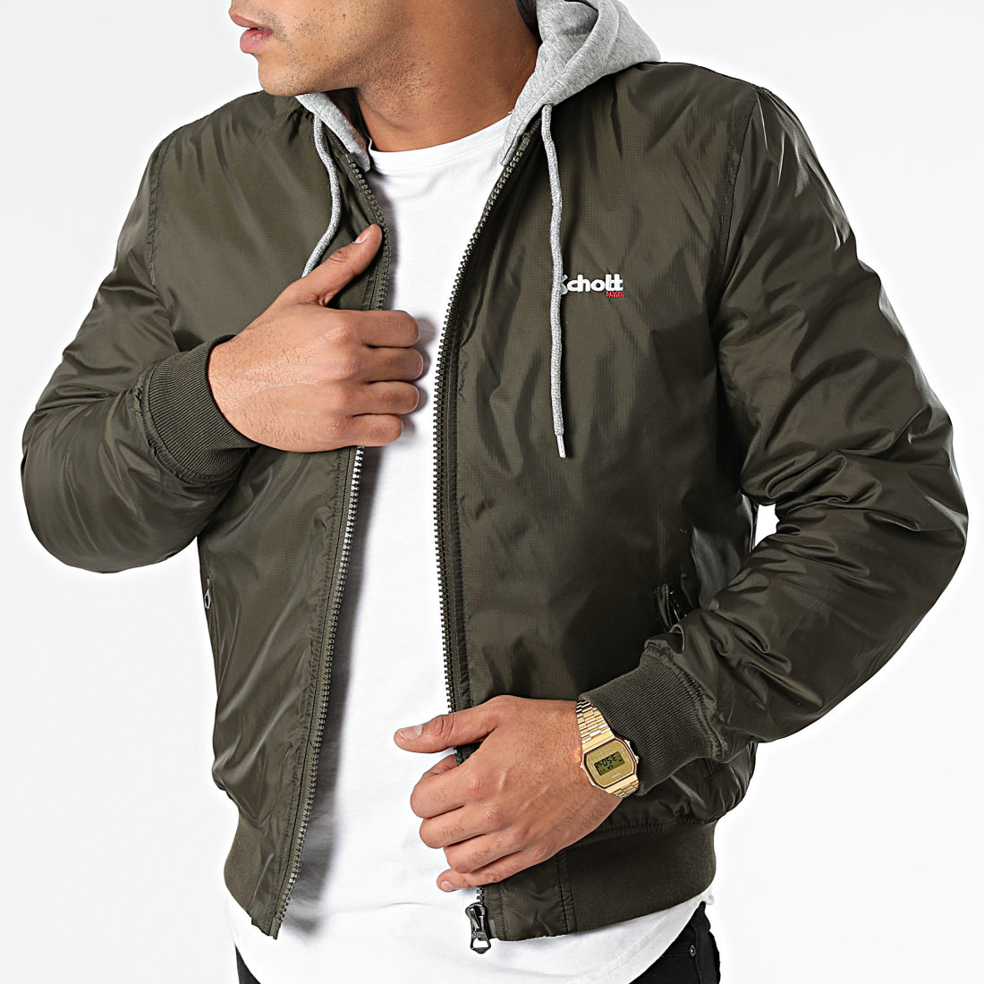 Bombers shop schott vert