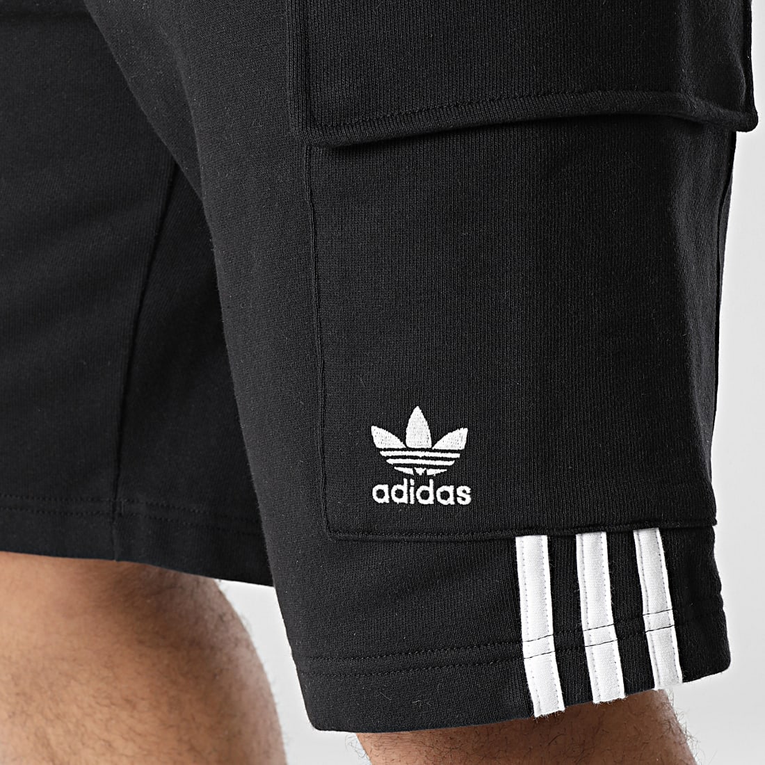 Shorts adidas Originals 3S Cargo Short black stone washed no length (HB9542) â Queens ð