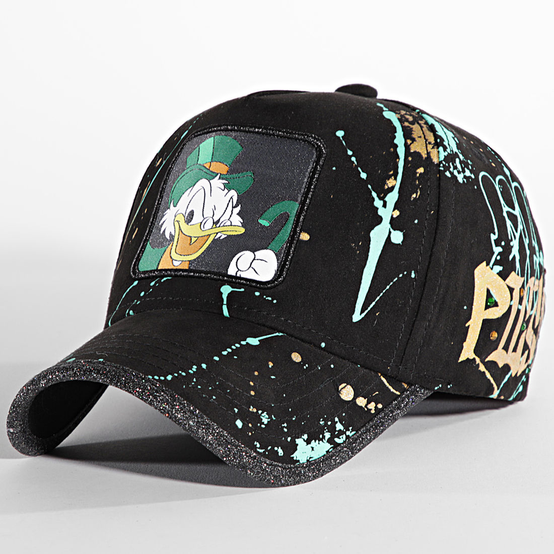 Capslab Casquette Trucker Picsou Tag Noir