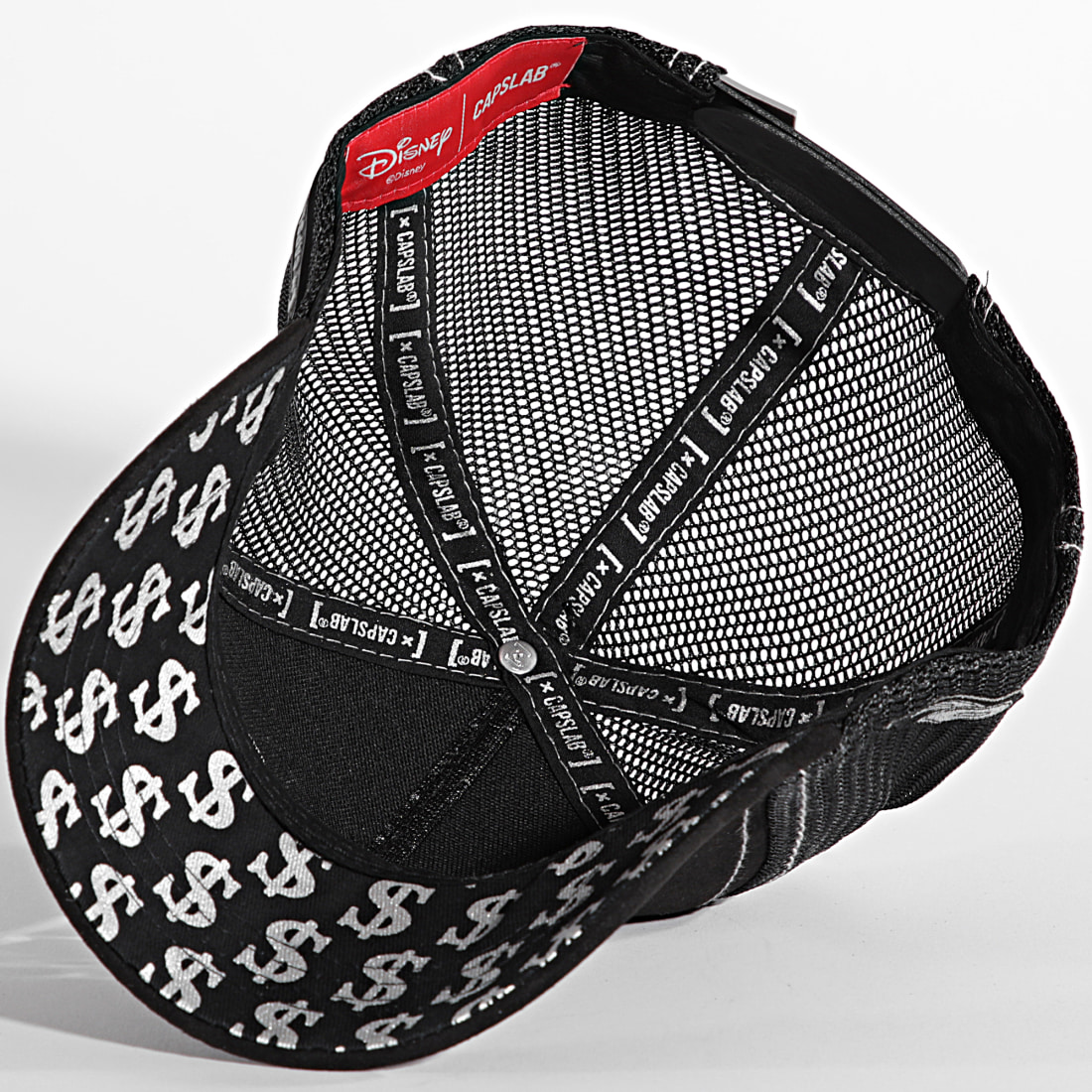 Capslab Casquette Trucker Picsou Noir Argent