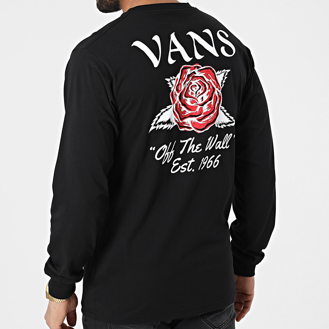 Vans noir avec rose cheap