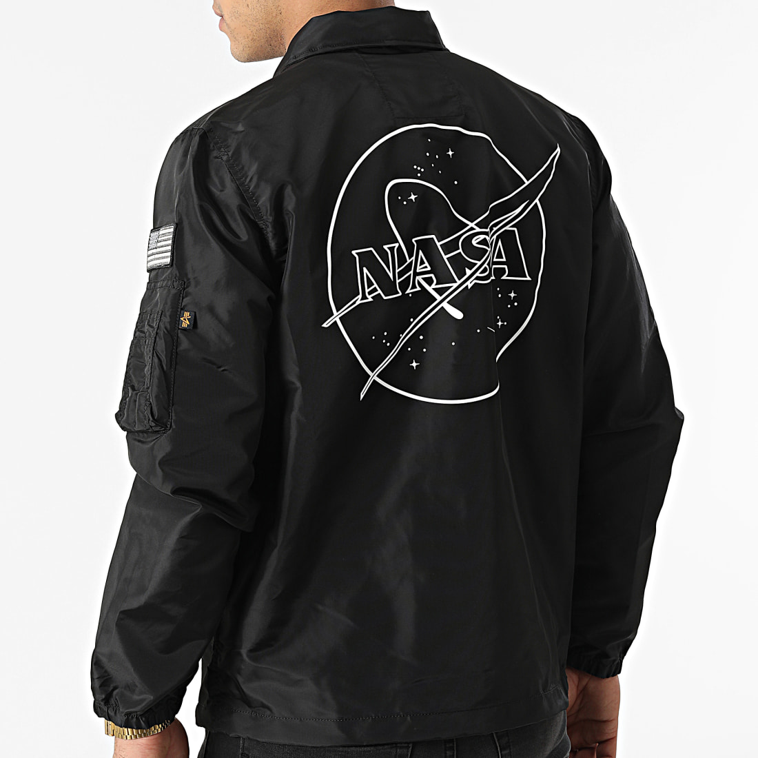 Alpha Industries Veste NASA 126137 Noir LaBoutiqueOfficielle