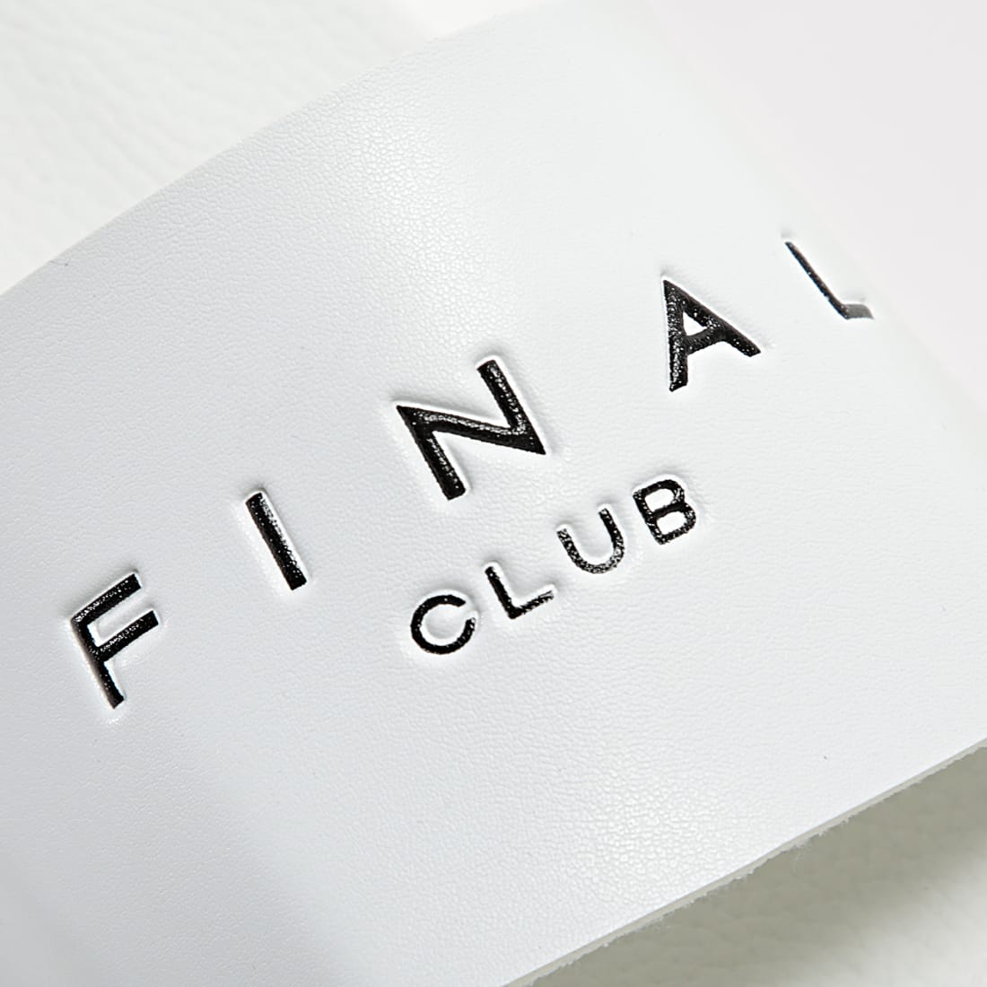 Final Club Claquettes Logo Premium 876 Blanc