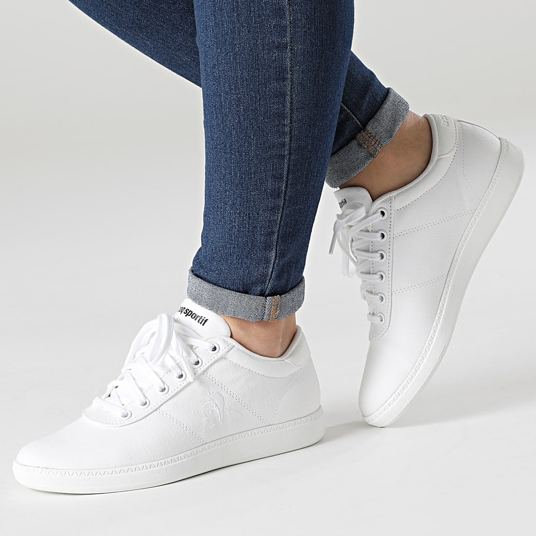 le coq sportif blanche femme