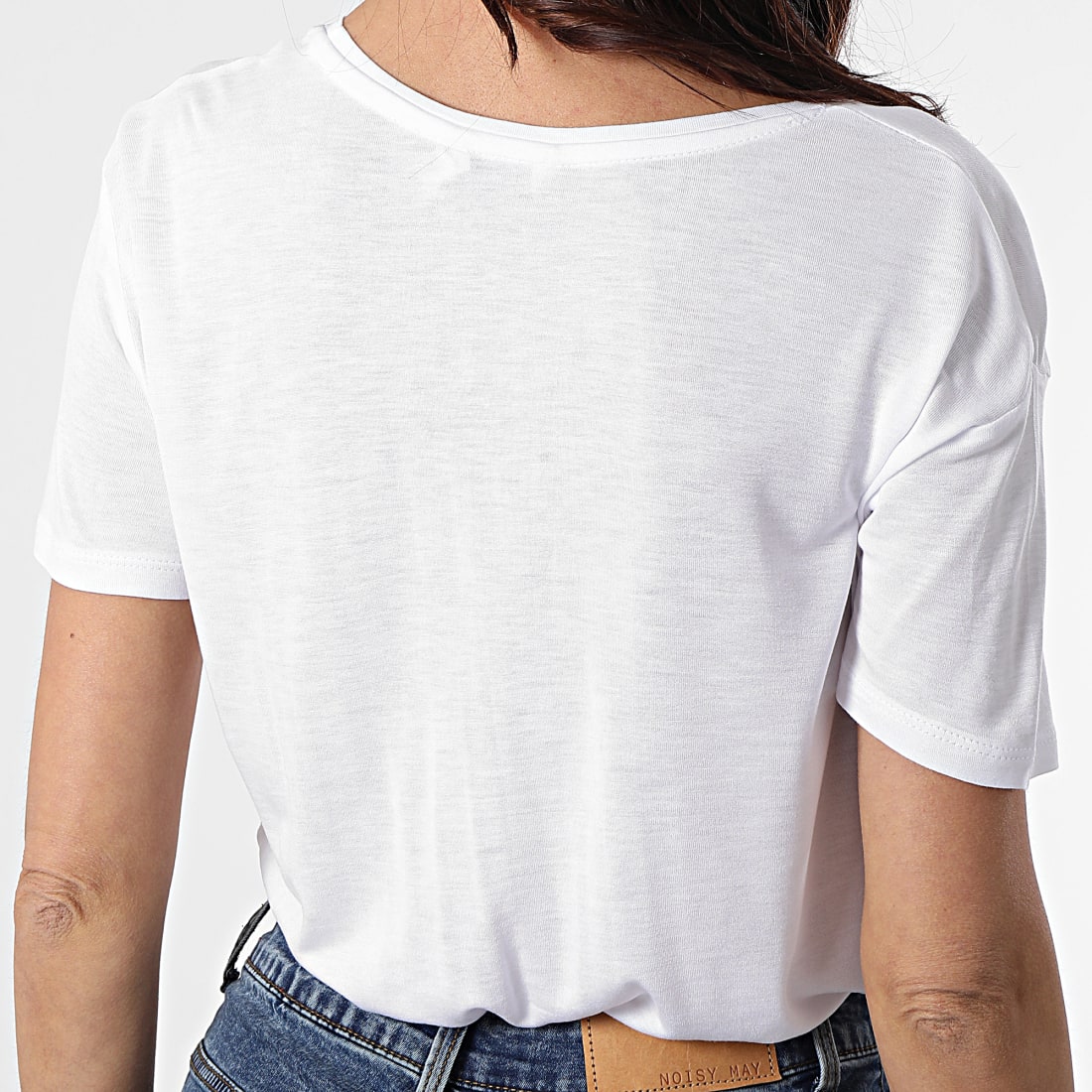 Blanc Karvi M Visiter la boutique KaporalKaporal T-Shirt Blanc Loose Femme 