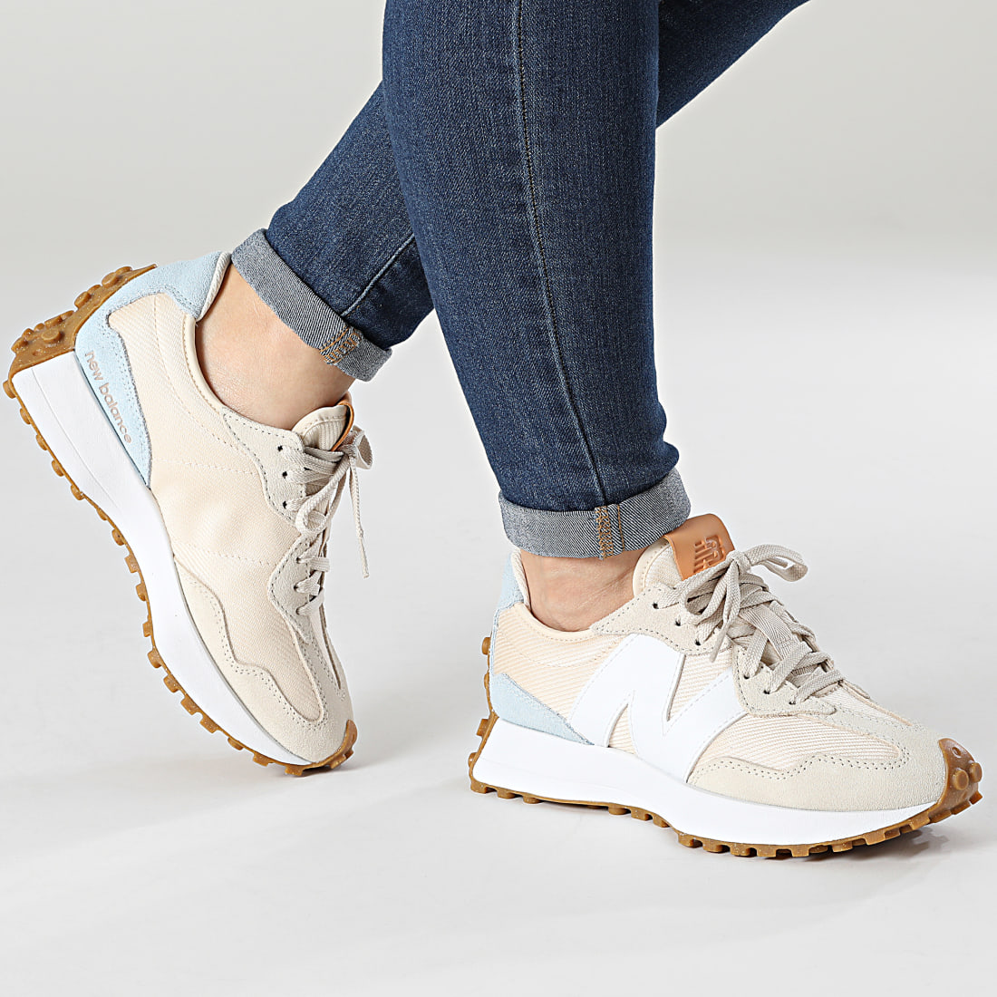 New Balance Baskets Femme 327 MS327RB Beige