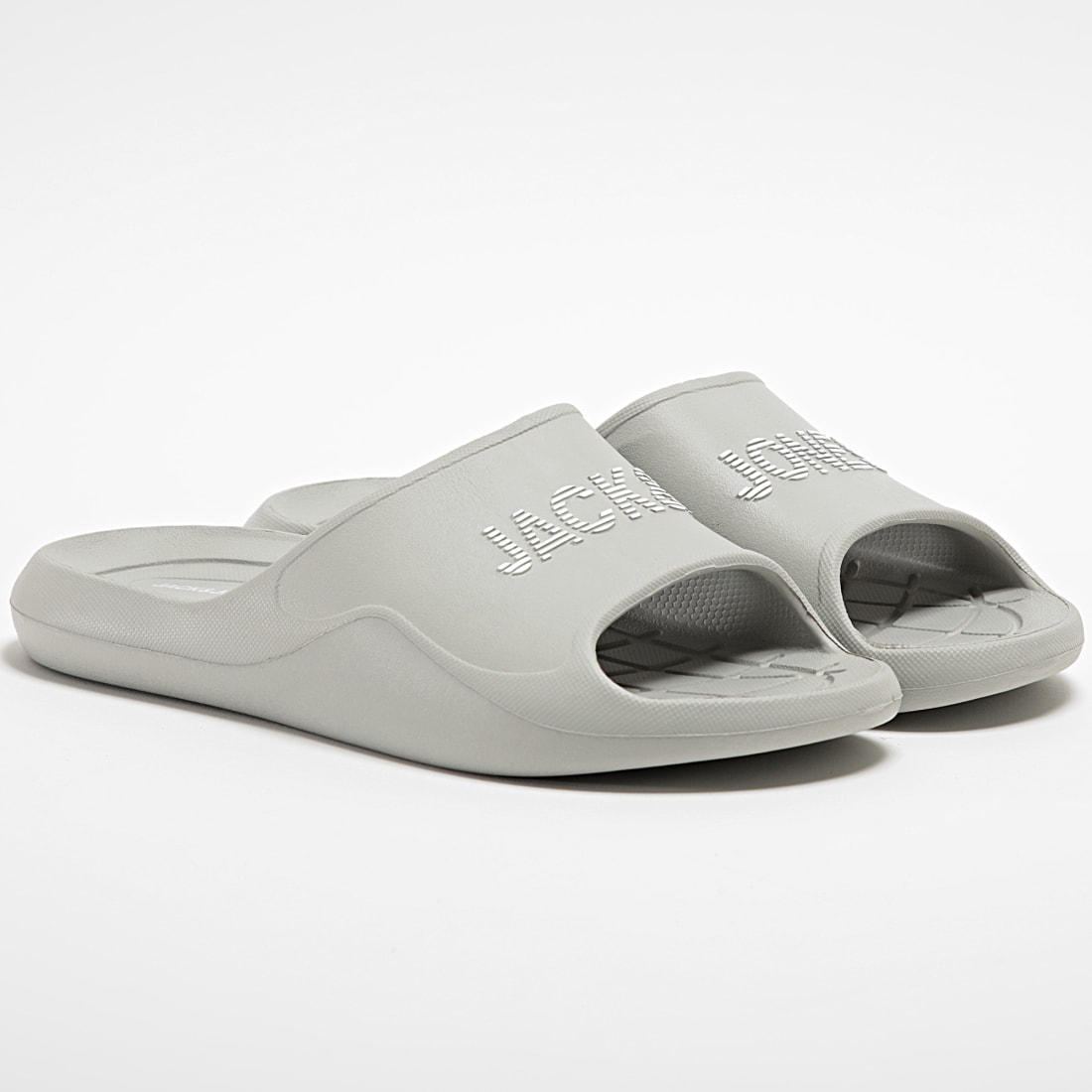 Jack And Jones Claquettes Garrix Gris LaBoutiqueOfficielle