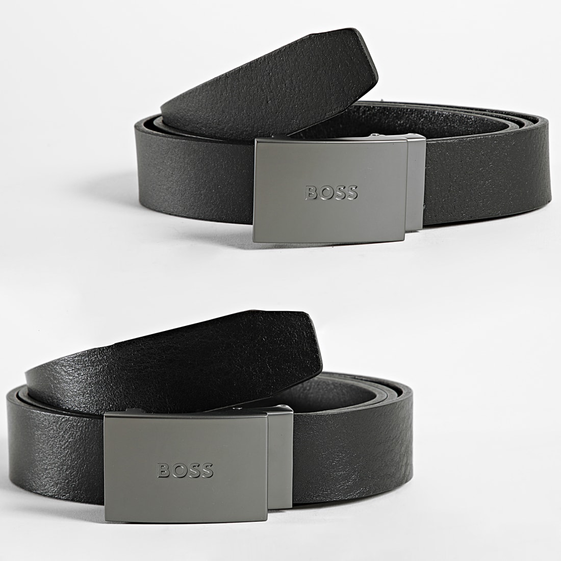BOSS Ceinture Réversible Ajustable 50471332 Noir
