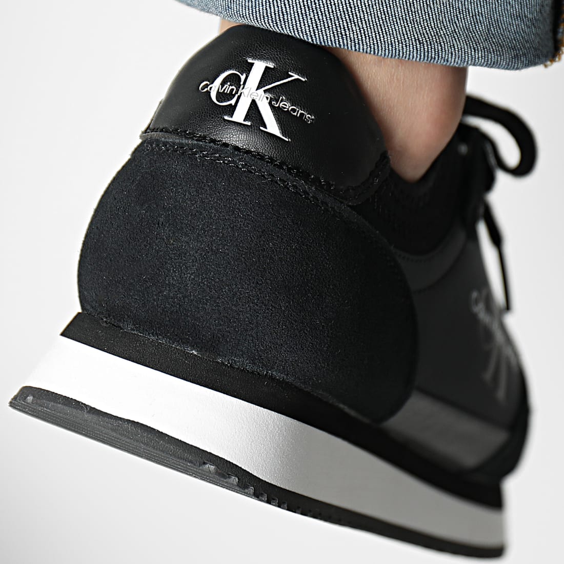 basket calvin klein chaussette