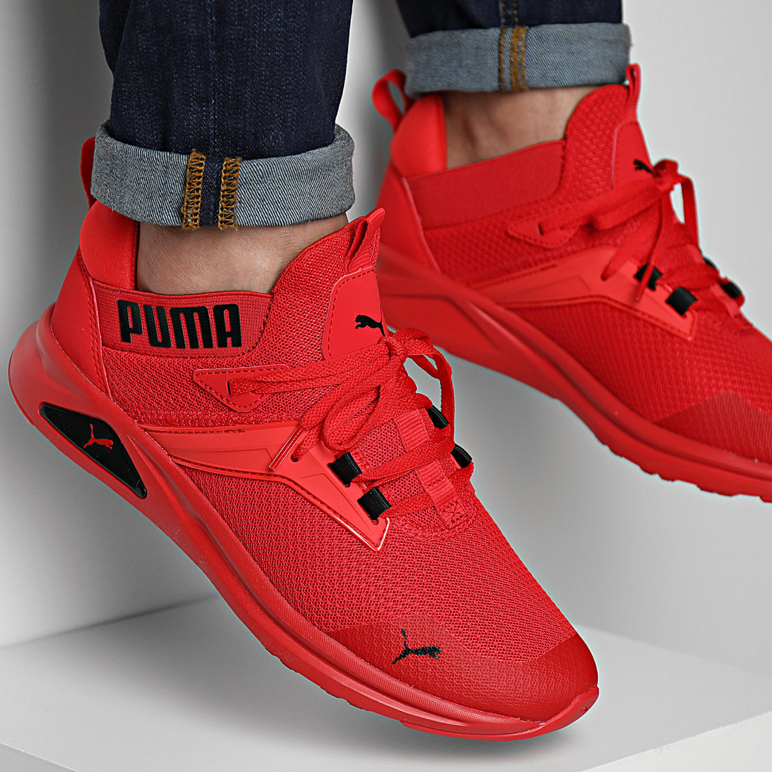 Puma Chaussures de basket - for all time red bright aqua/rouge 