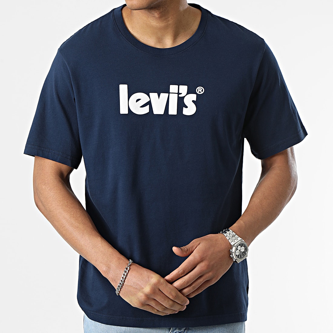 T-Shirt Levi's Homme Bleu Marine