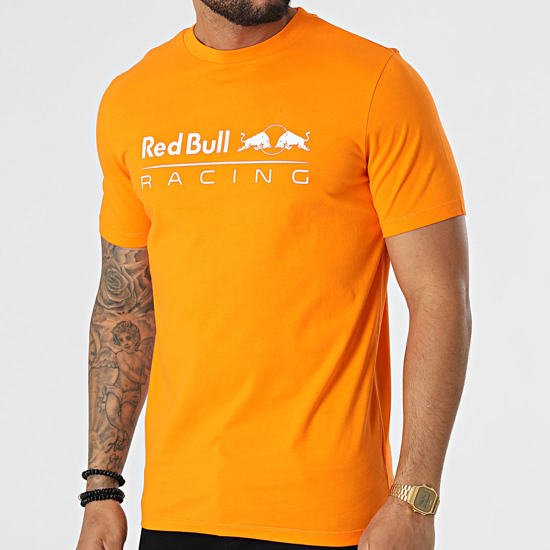 Red Bull Racing Tee Shirt Red Bull Racing Large Logo 701202353 Orange