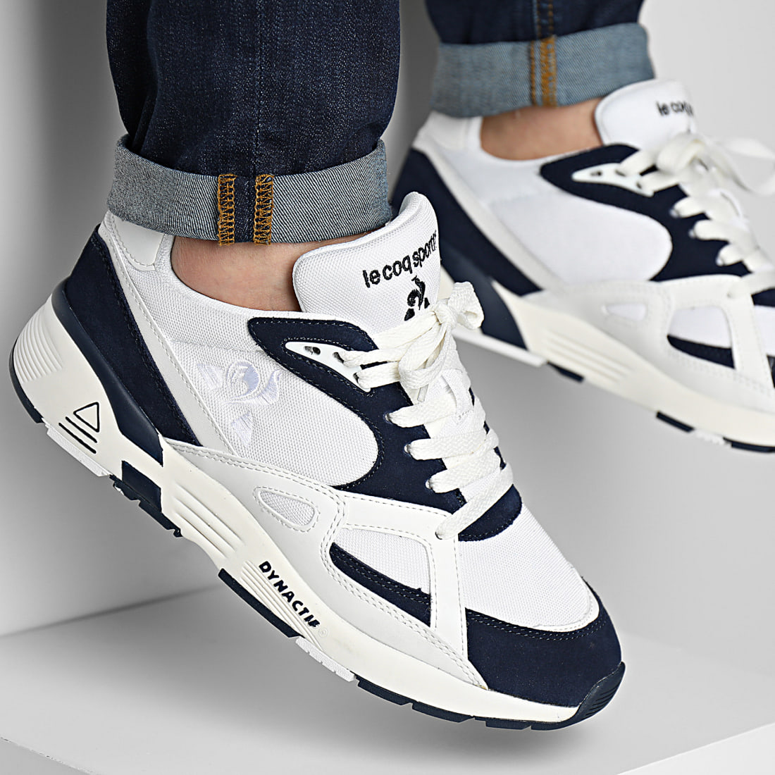 le coq sportif lcs r 1200 enfant argent
