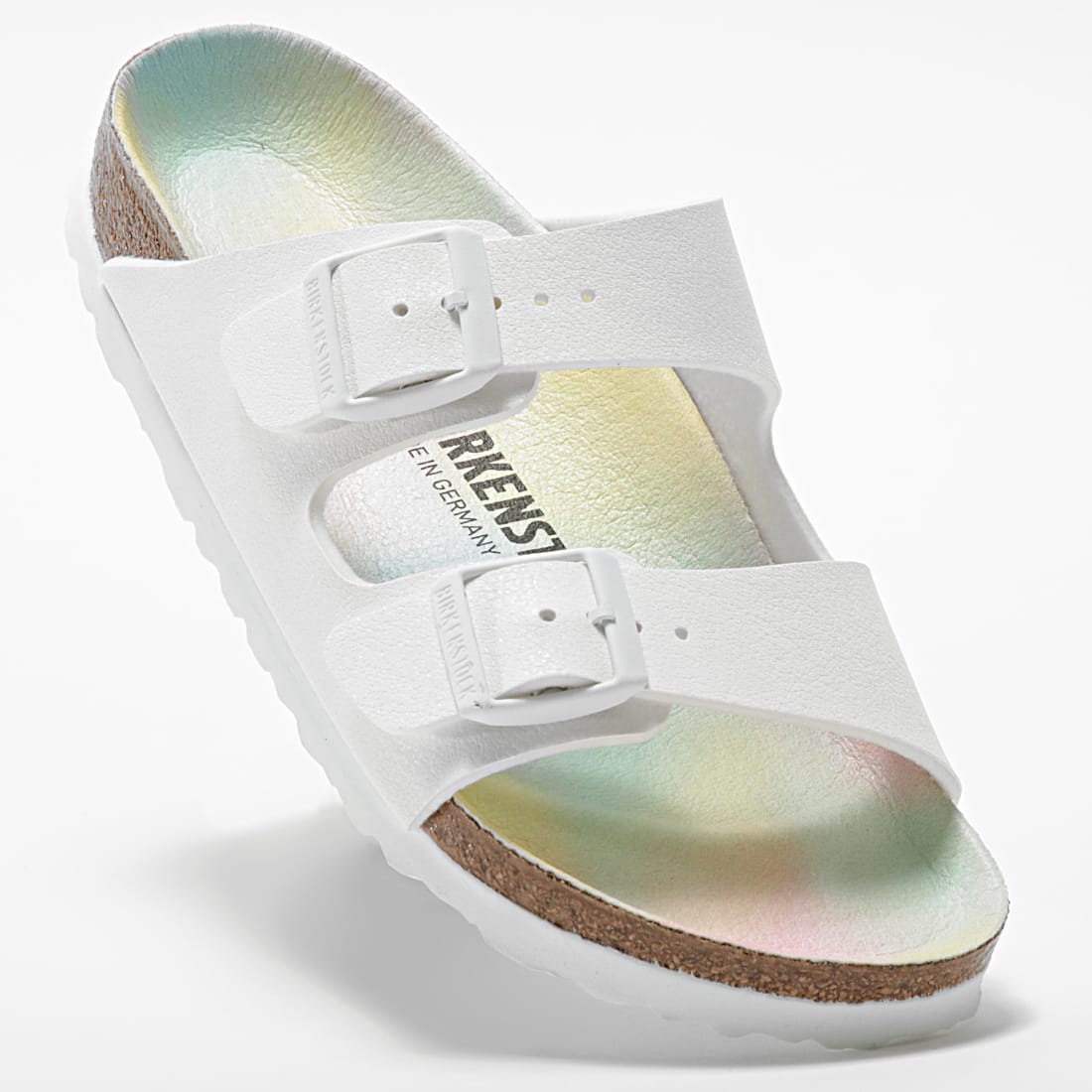 Birkenstock arizona sales blanche femme