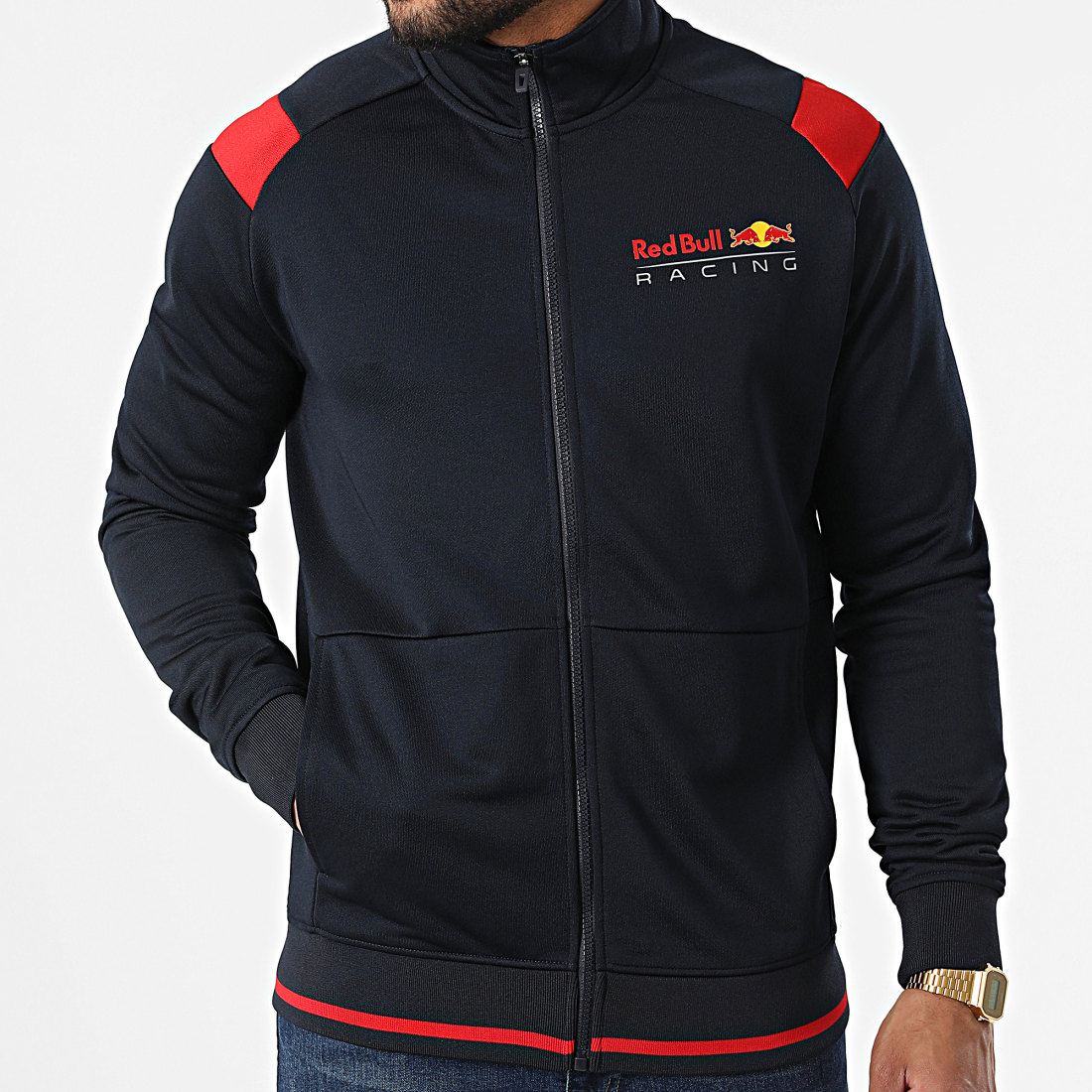 Red Bull Racing Veste Zippée 701218520 Bleu Marine