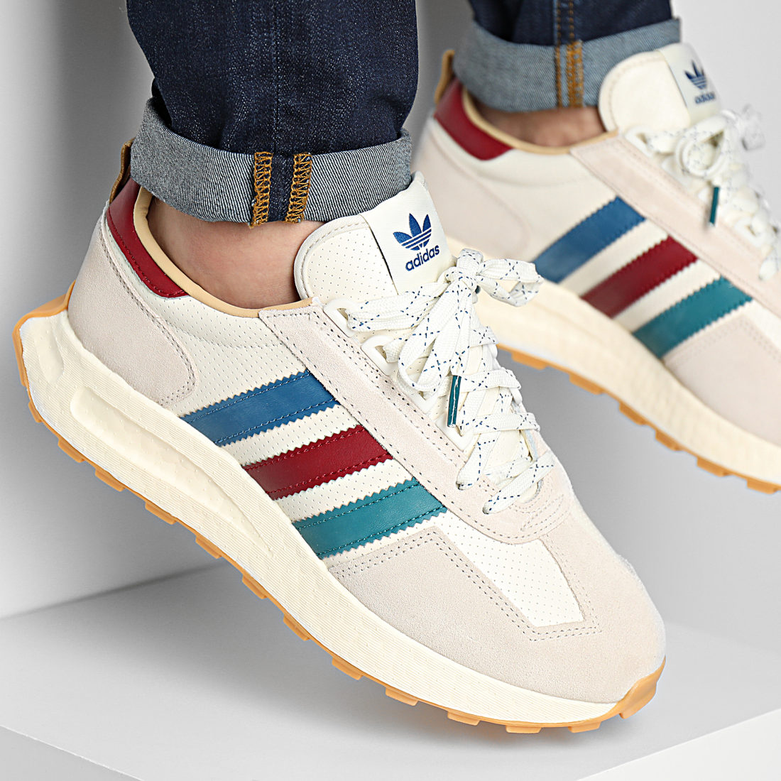 Adidas Originals - Baskets Retropy E5 GW1635 Aluminium Legacy Teal Capital Blue 