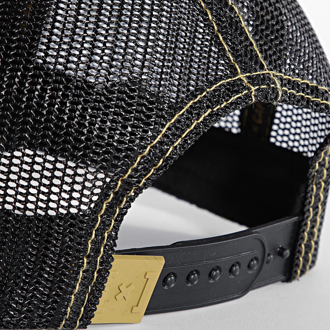 Capslab Casquette Trucker Picsou Noir Doré