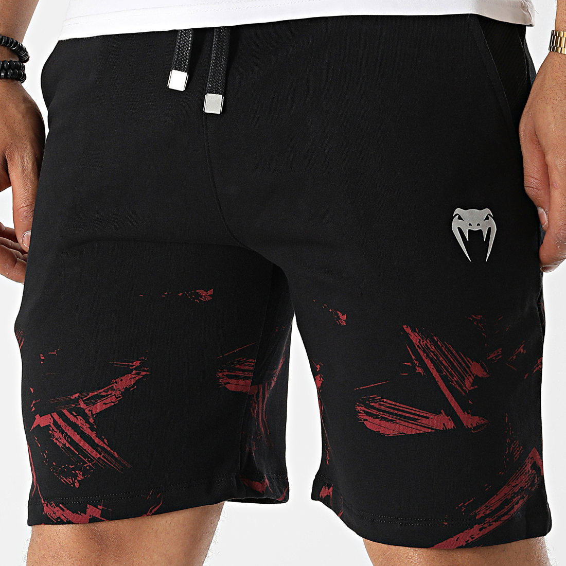 SHORT DE SPORT EN COTON HOMME UFC VENUM AUTHENTIC FIGHT WEEK - KAKI