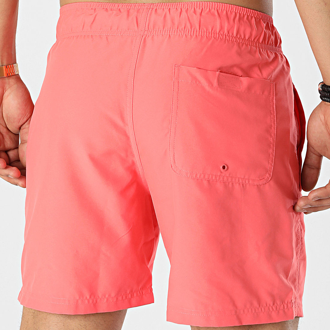 Adidas Originals - Short De Bain Adicolor Essentials Trefoil HE9423 Rose - LaBoutiqueOfficielle.com