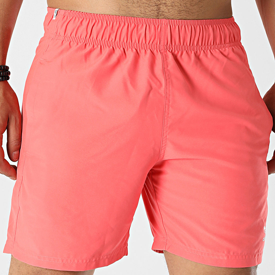Adidas Originals - Short De Bain Adicolor Essentials Trefoil HE9423 Rose - LaBoutiqueOfficielle.com