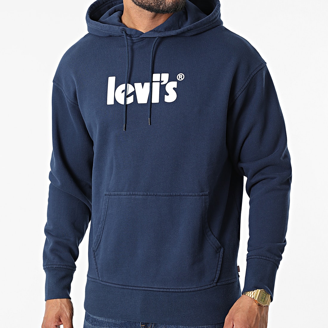 Sweat levis homme on sale bleu marine