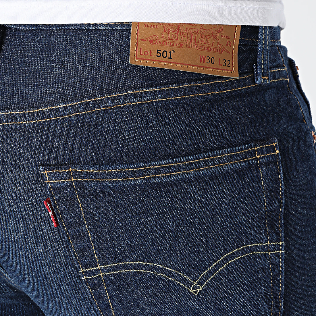 Levi s jean regular fit 501 original bleu brut