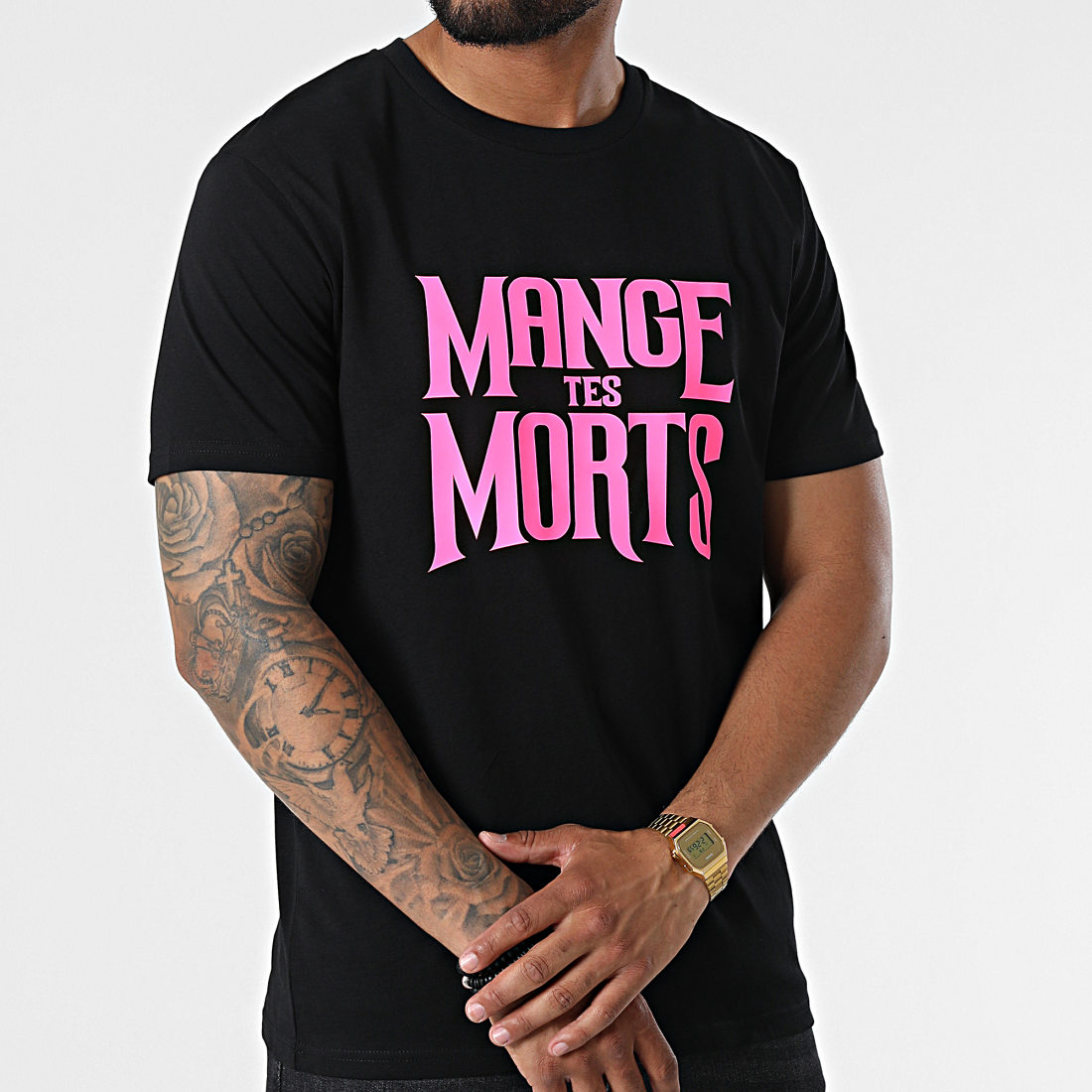 Sweatshirt "Mange Tes Morts" - Humour Métal, Biker, Gitan - Idée Cadeau Drôle Pour Métalleux
