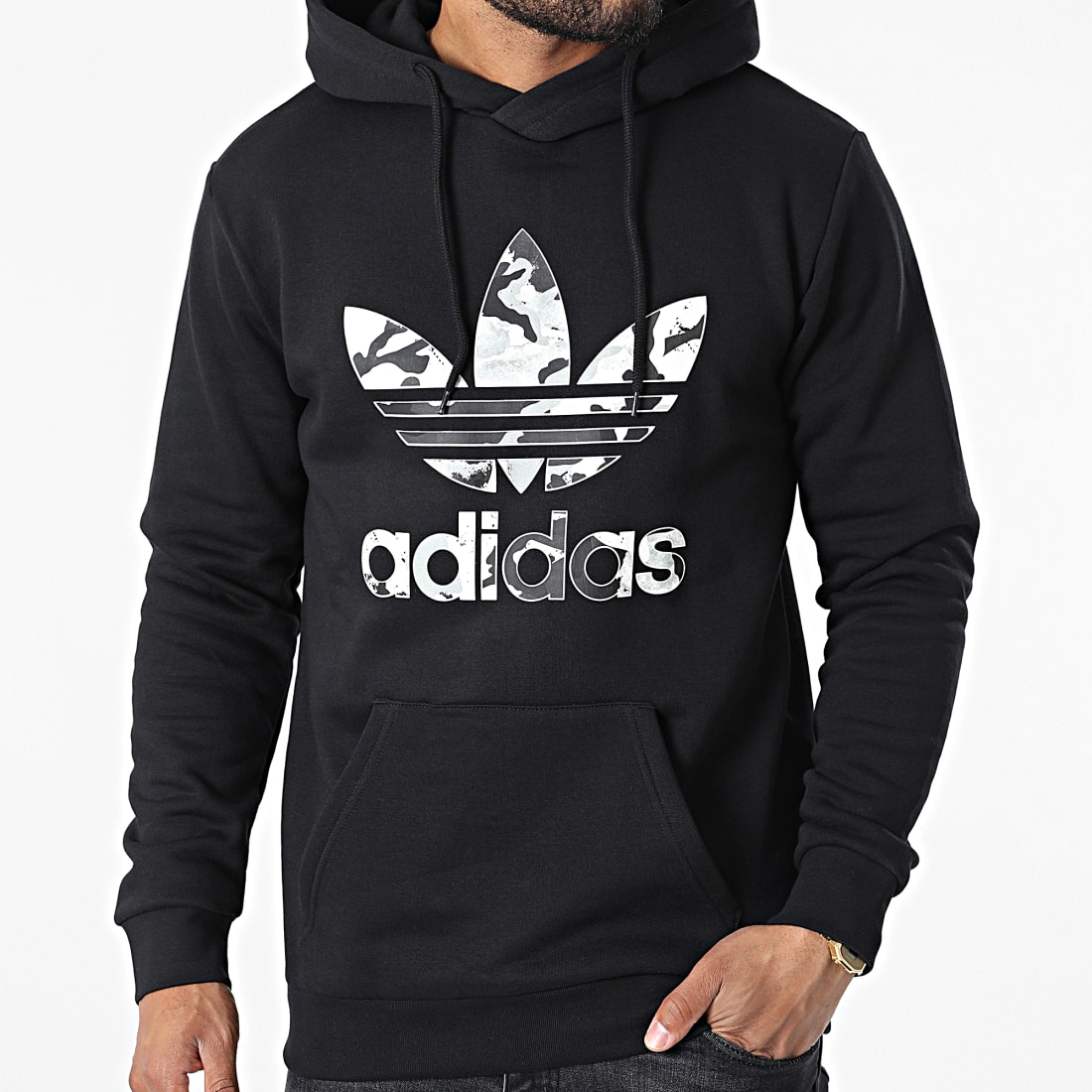 Adidas Originals - Sweat Capuche Camo Infill HK2803 Noir -  LaBoutiqueOfficielle.com
