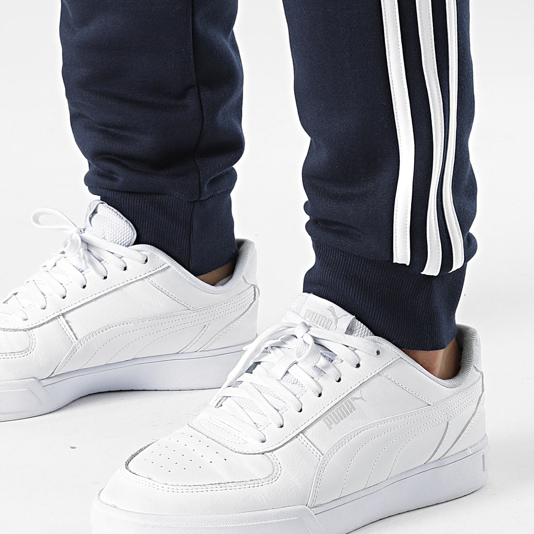 Adidas Performance - Pantalon Jogging A Bandes 3 Stripes GK8823 Bleu Marine 