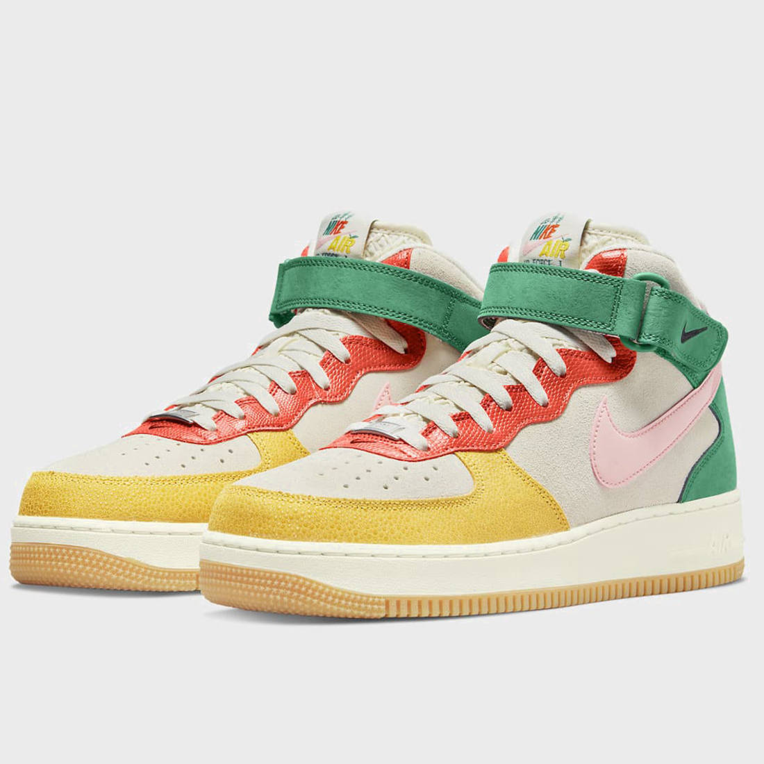 Nike Baskets Air Force 1 Mid NH DR0158 Coconut Milk Bleached Coral