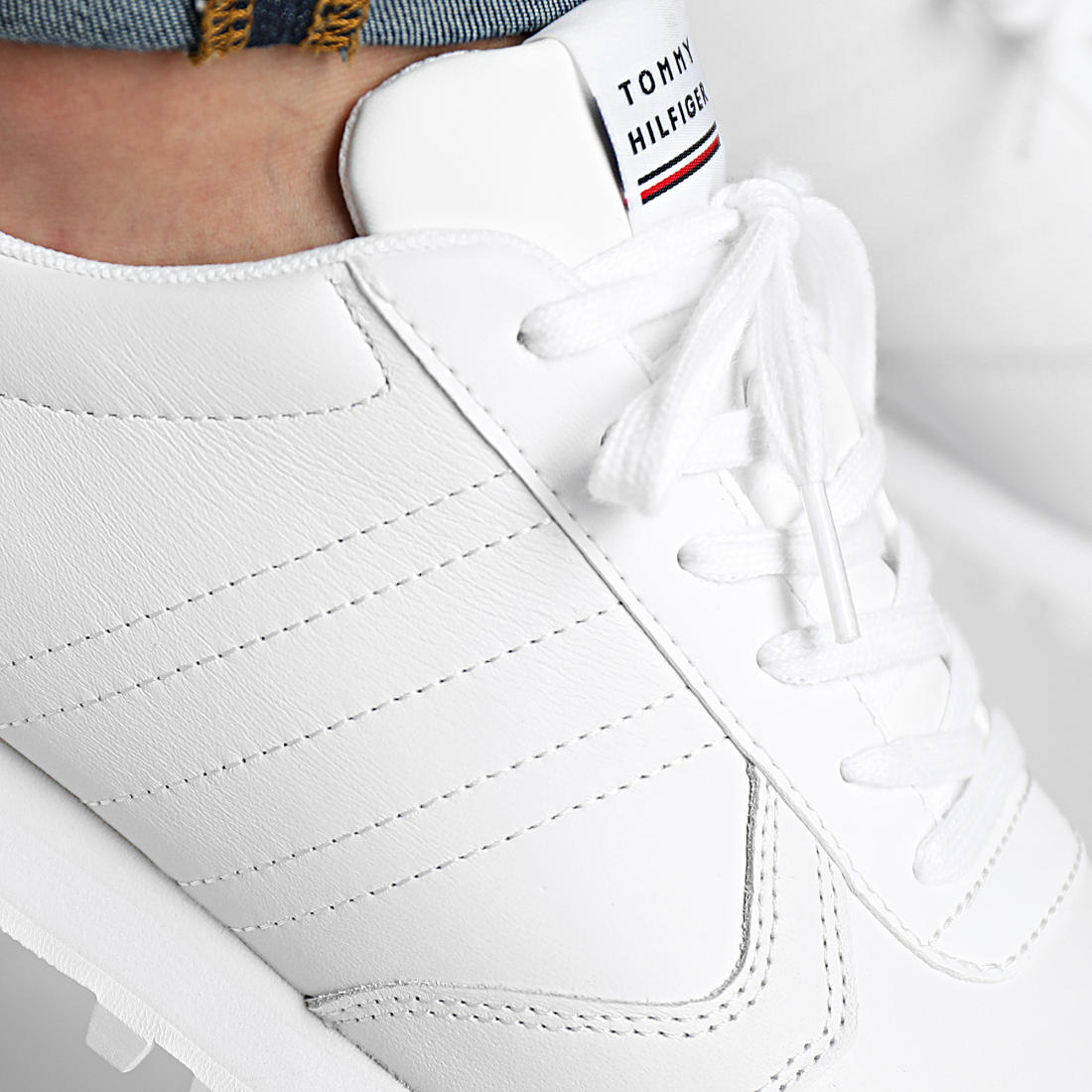 Tommy Jeans Baskets Elevated EVA Runner Leather 4027 White