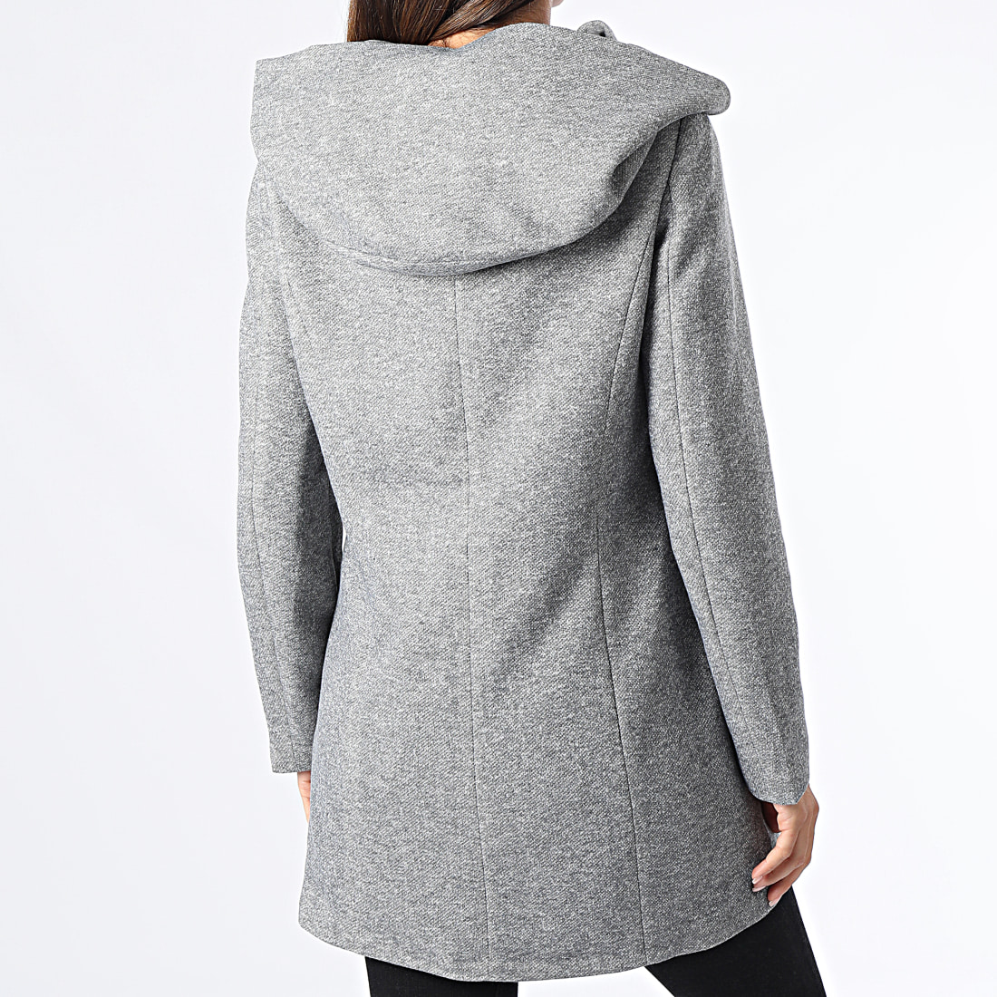 manteau femme gris hiver