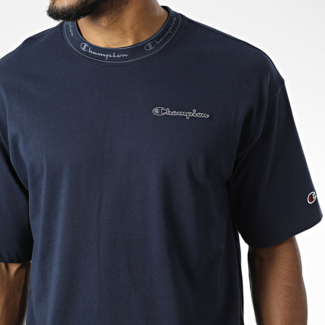 Tee shirt sales champion bleu marine