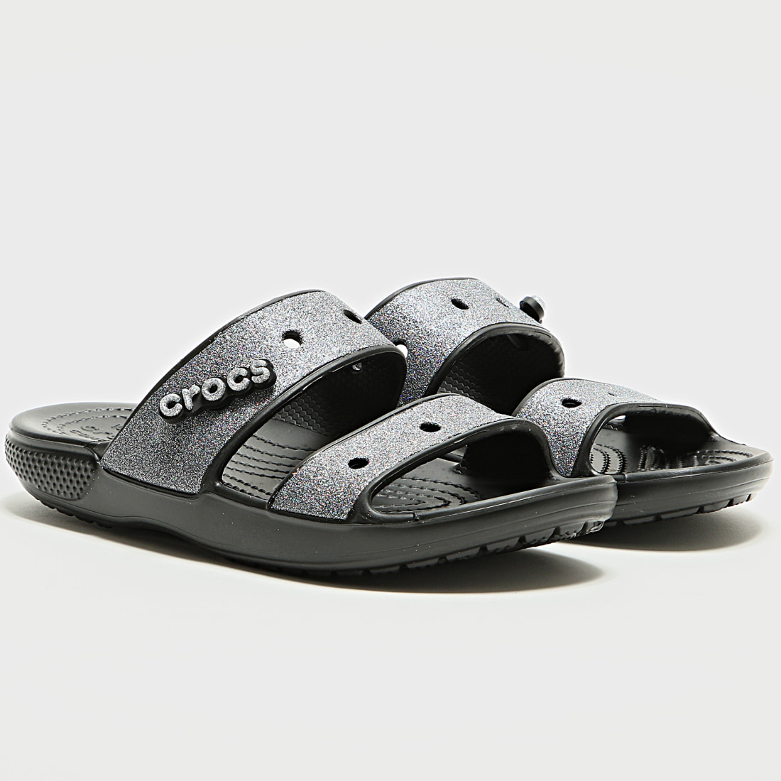 Crocs Sandales Classic Crocs Glitter II Sandal Noir