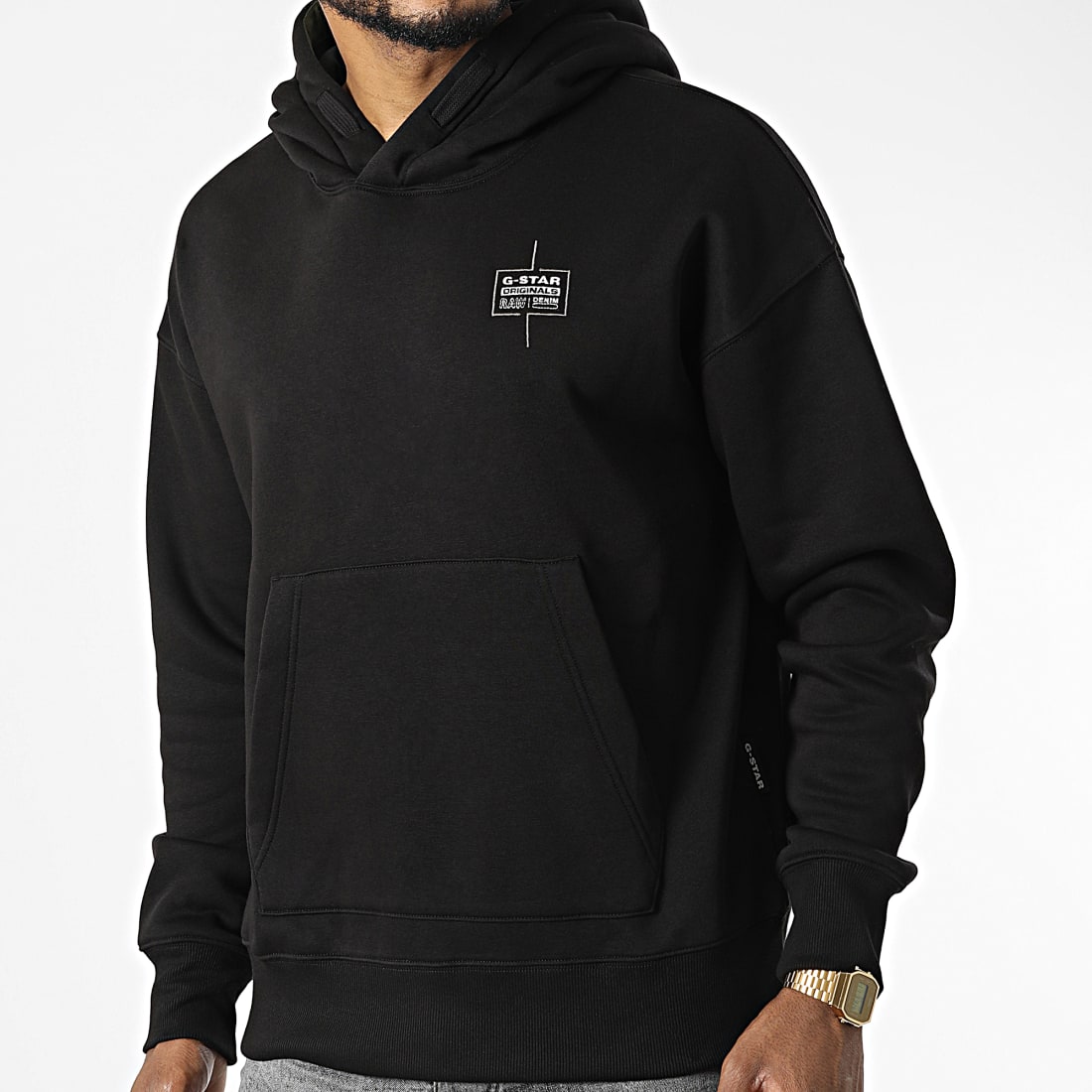 G Star Sweat Capuche Oversize Large D21140 C235 Noir