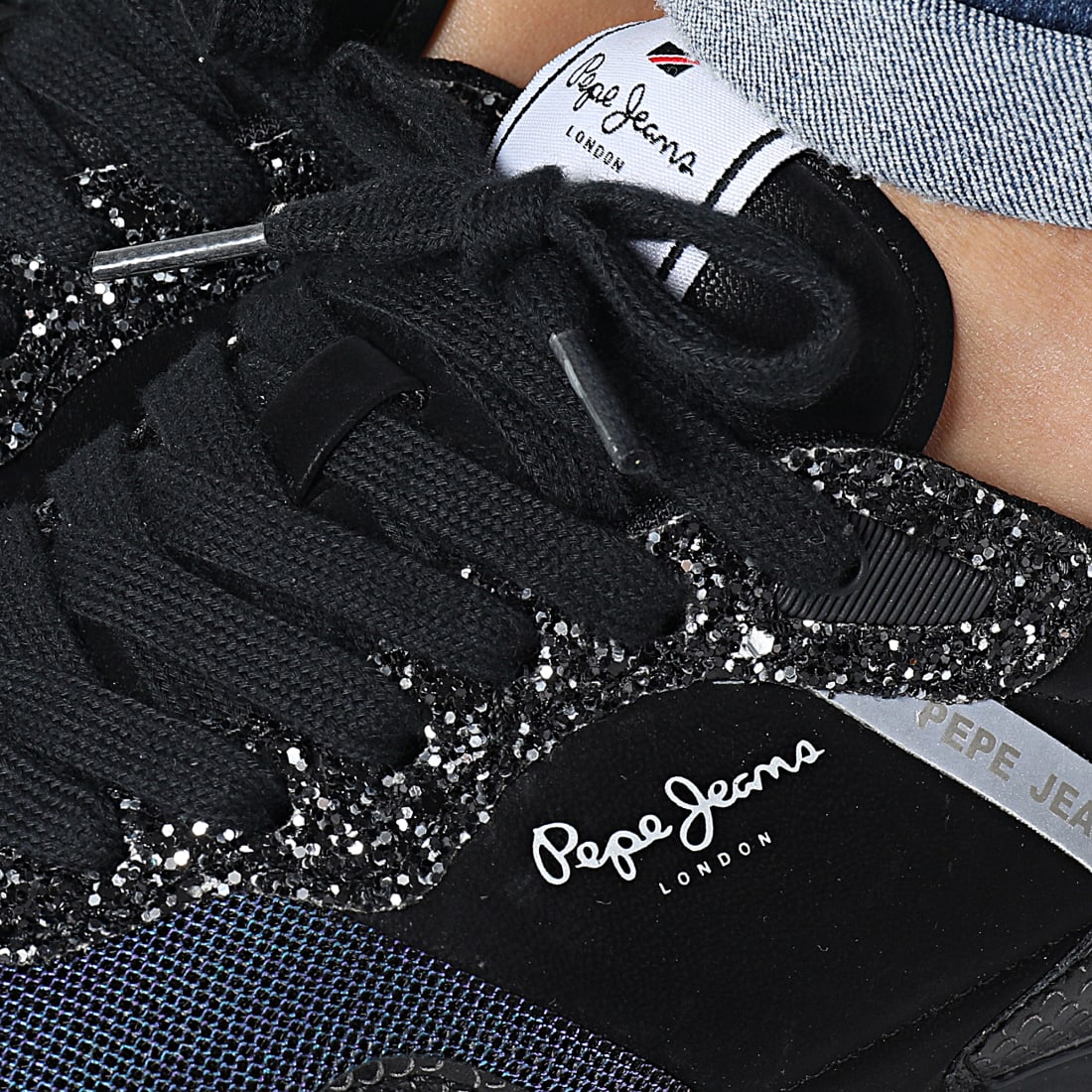 Pepe Jeans Baskets Femme London Queen PLS31379 Black