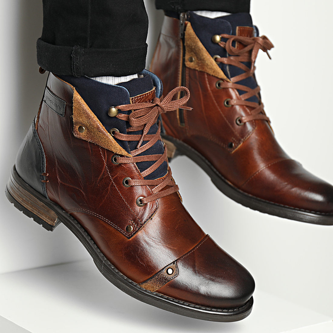 boots redskins homme