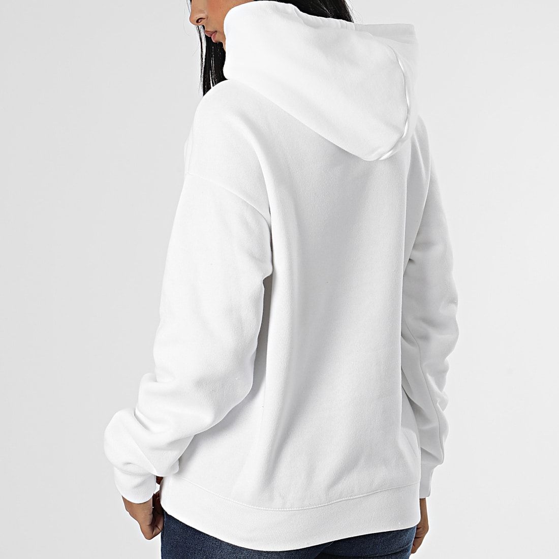 Sweat-shirt à capuche zippé pour femmes blanc – VVetech