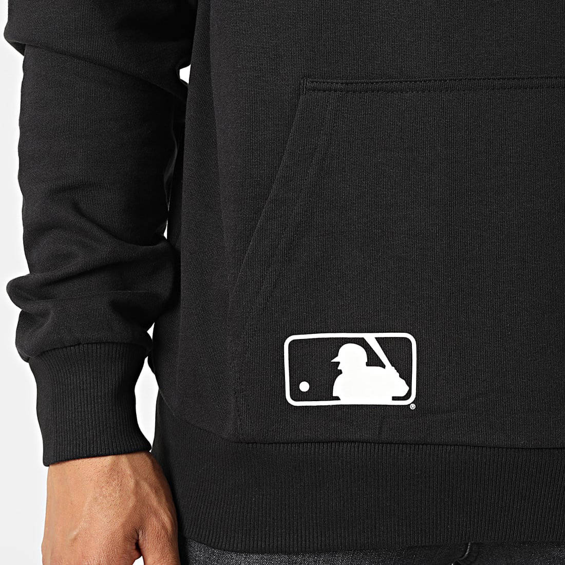 New Era Sweat Capuche Oversize Large Half Logo New York Yankees