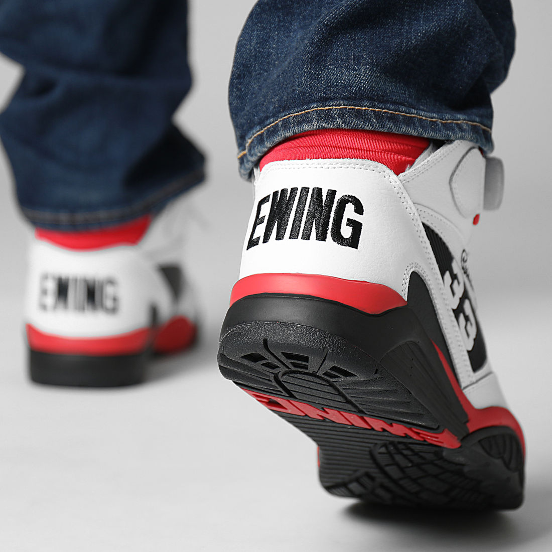 Ewing Athletics Baskets Ewing Kross 1EW90121 White Black Red