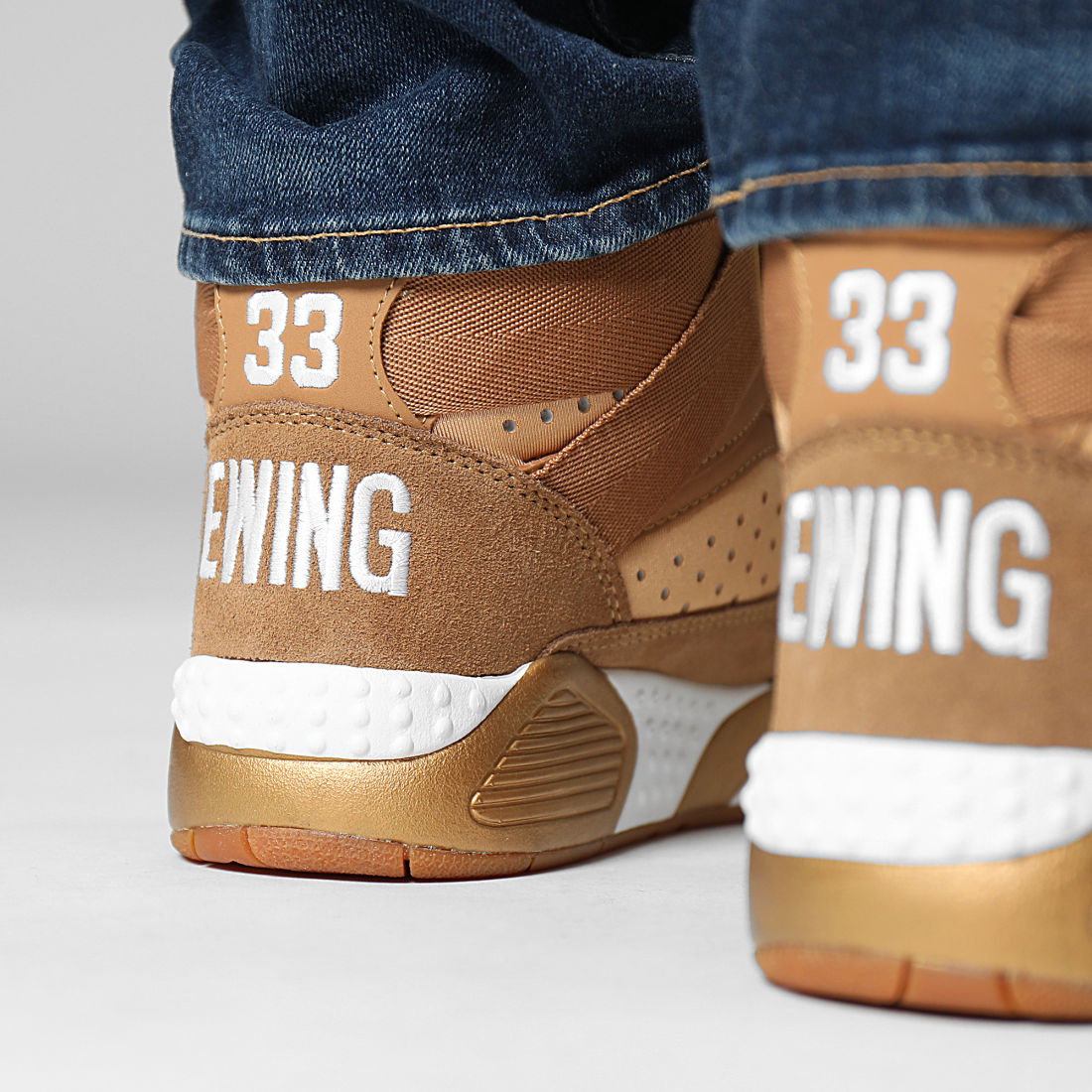 The Focus Sneaker  Wheat And Gold – Ewing Athletics