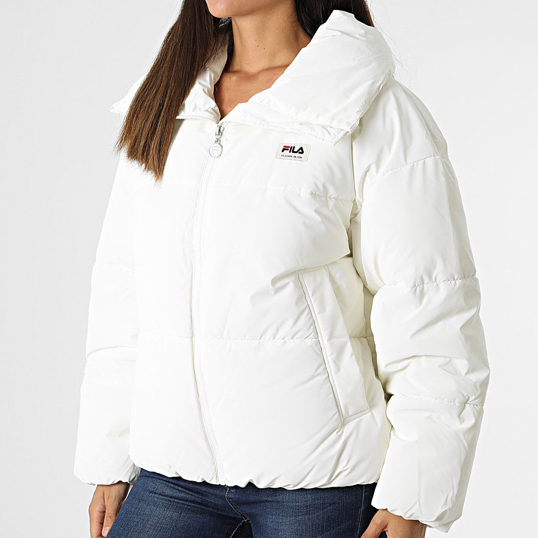 Fila Doudoune Femme Trilj FAW0252 Blanc LaBoutiqueOfficielle