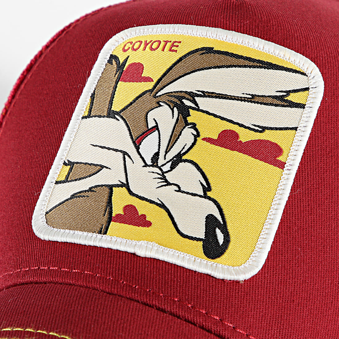Capslab Casquette Trucker Coyote Bordeaux