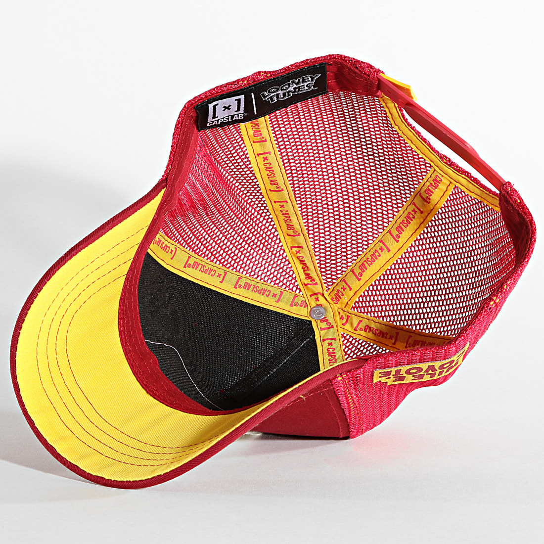 Capslab Casquette Trucker Coyote Bordeaux