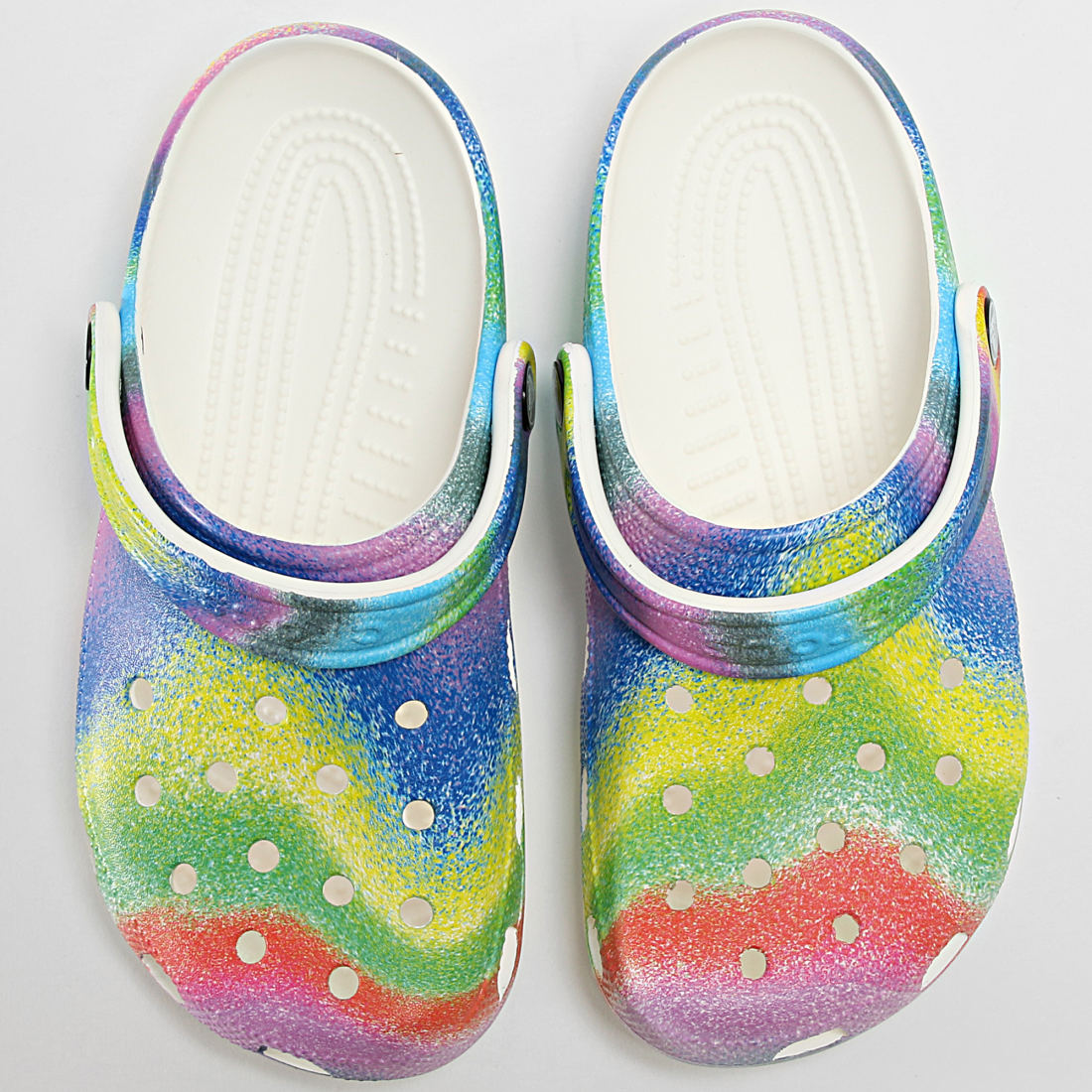 Crocs Sandales Femme Classic Spray Dye Clog Multi