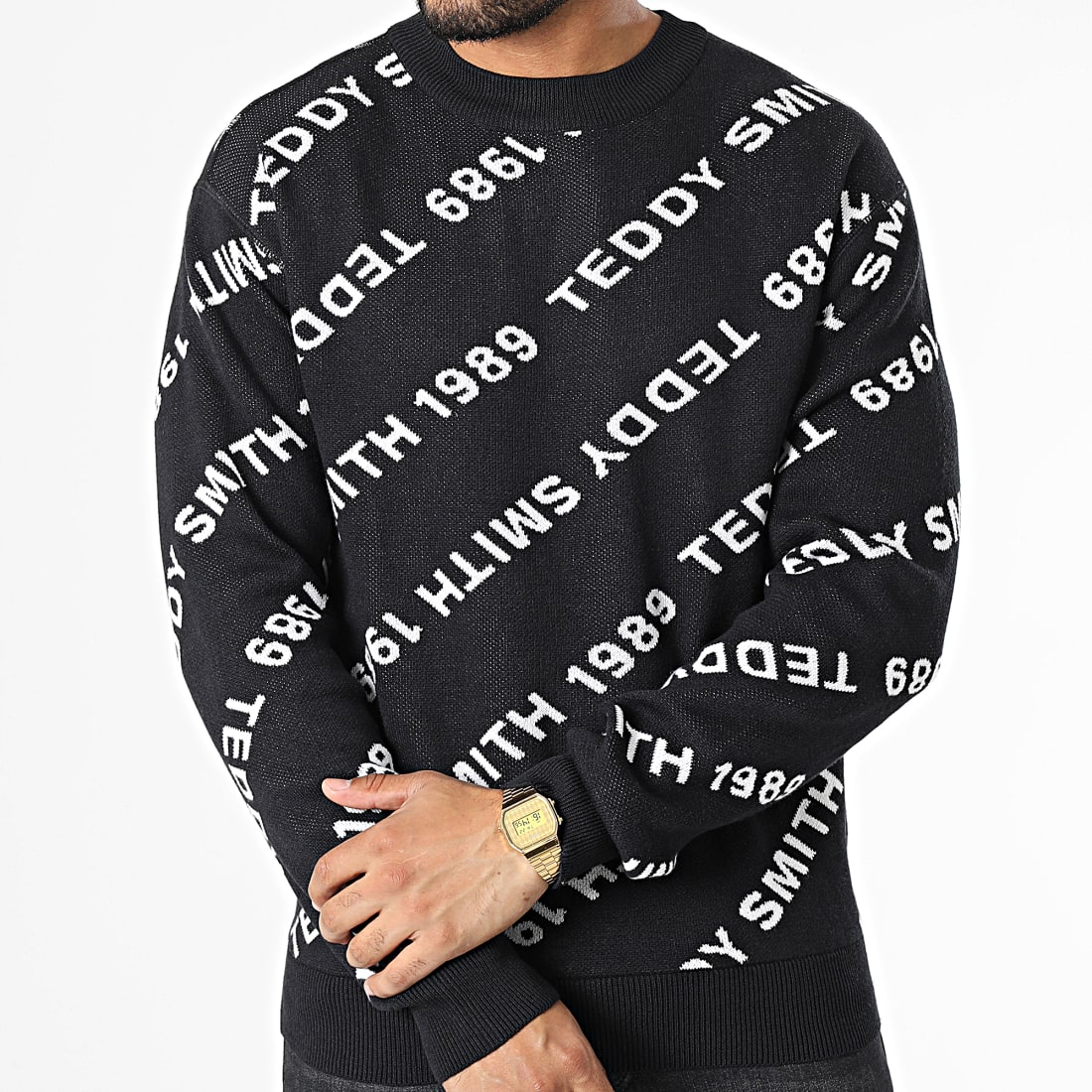Pull teddy smith noir sales