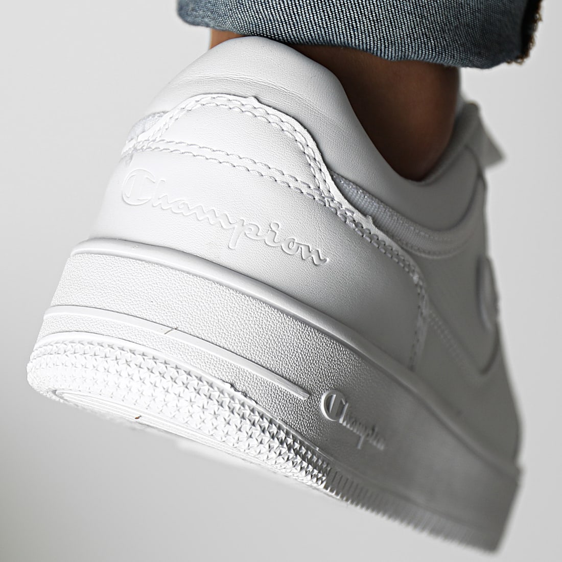 Champion Baskets Rebound Low S21905 Triple White