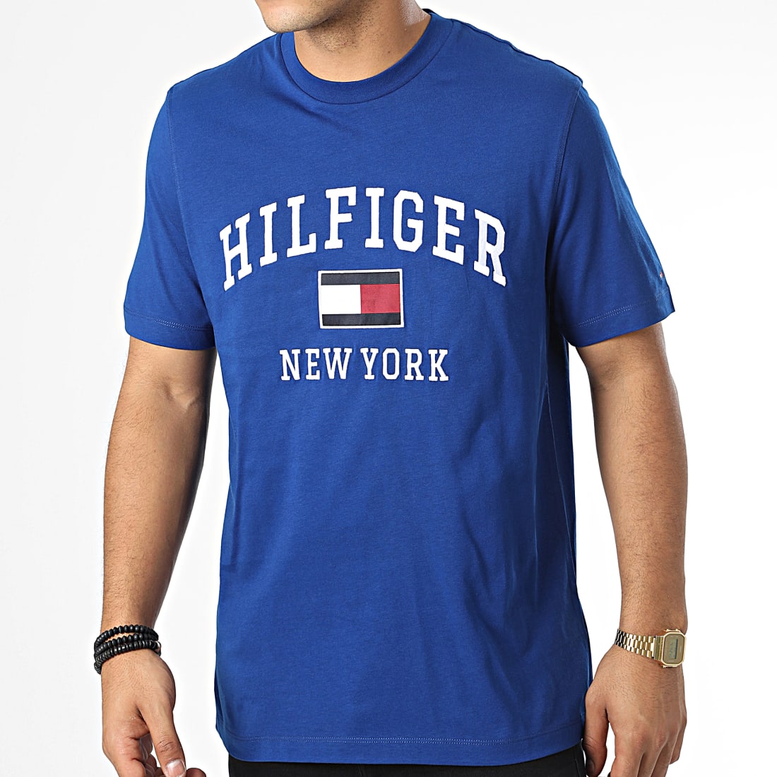 Tommy Hilfiger Tee Shirt Modern Varsity 8218 Bleu Roi