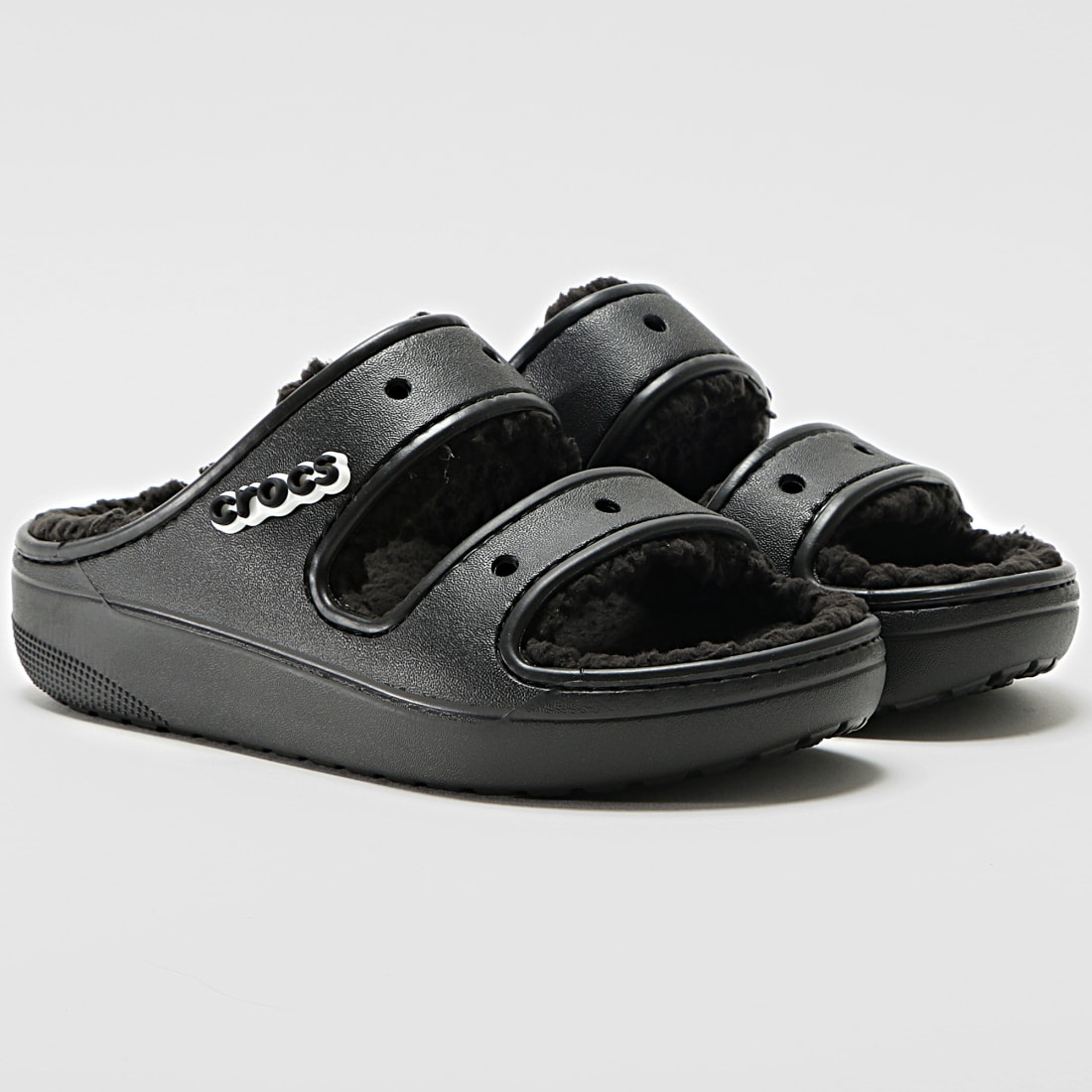 Crocs Sandales Femme Classic Cozzzy 207446 Black Black